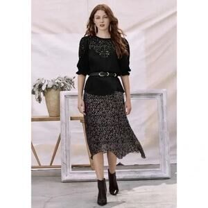 Good Hart by Matilda Jane “Wimberley” Pleated Midi Skirt – Size Small